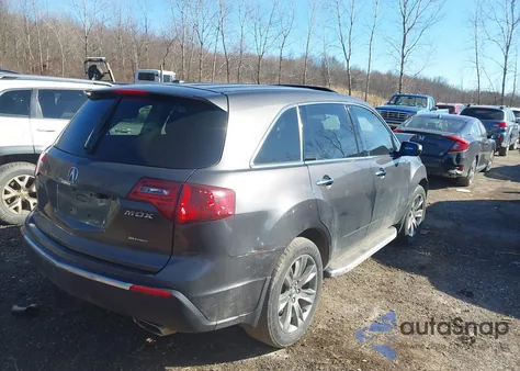 2011 Acura Mdx Advance Package z USA, uszkodzony, nr VIN 2HNYD2H54BH513845